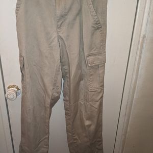 6 pocket cargo khaki pants